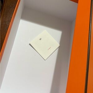Luxe Orange and White Box